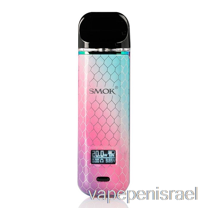 חד פעמי Vape Israel Smok Novo X 25w Pod System 7 צבעים קוברה